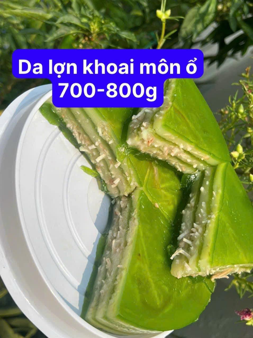 Bánh da lợn khoai môn