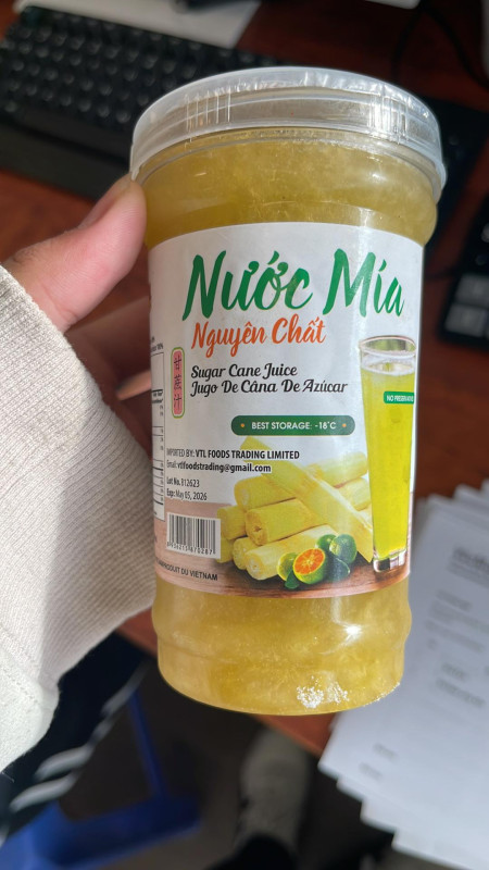 nước mía nguyên chất