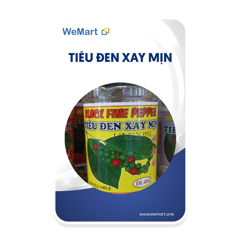 Tiêu đen xay mịn