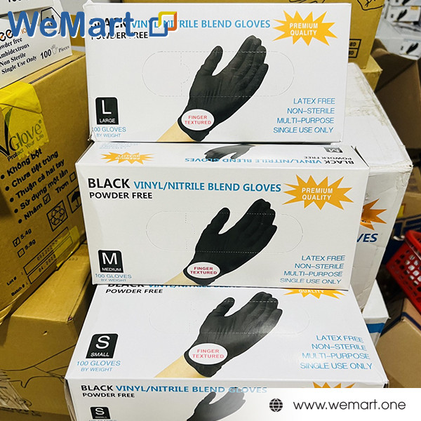 bao tay Pak vinyl black vinyl, long hand thung