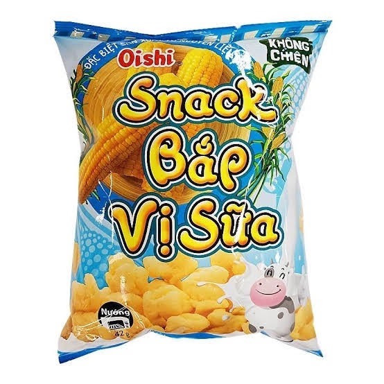 Snack bắp vị sữa 10 gói