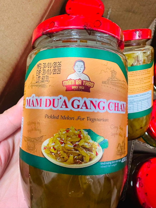 mắm dưa gang chay