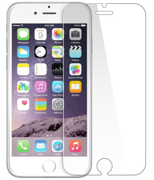 iPhone 6 Black Tempered Glass Pro+