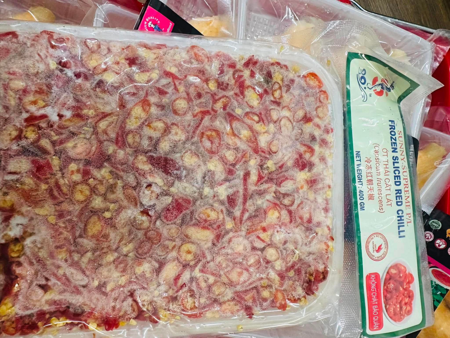 Ớt thái cắt lát