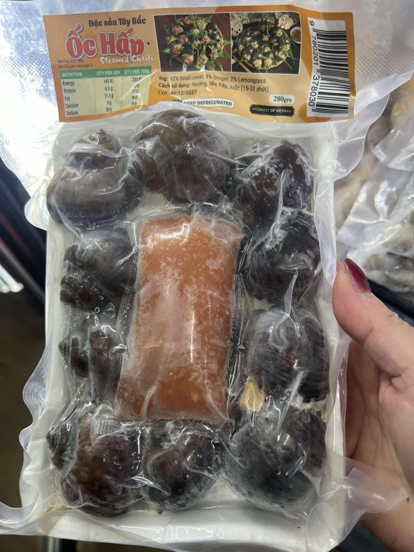 Ốc bưu nhồi 12$