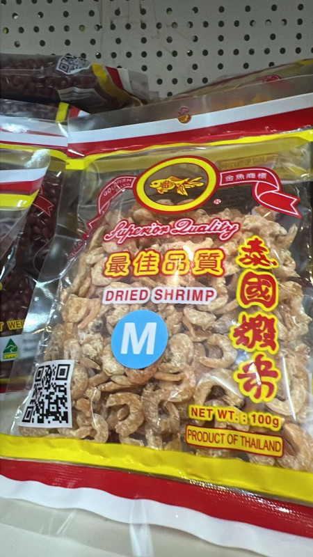 Tôm khô  8$ 100g