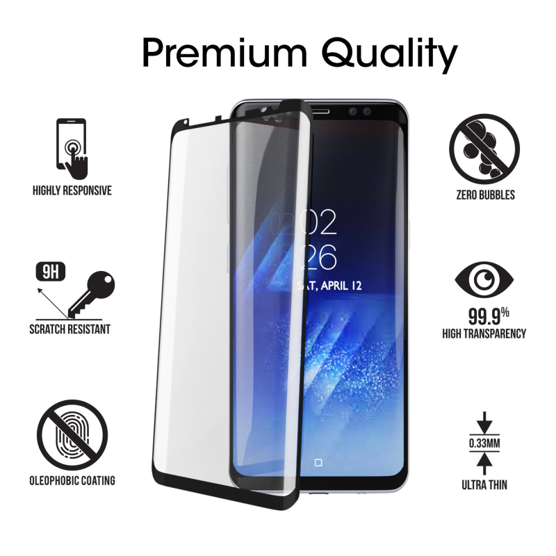 Samsung S8 Tempered Glass 5D Glass