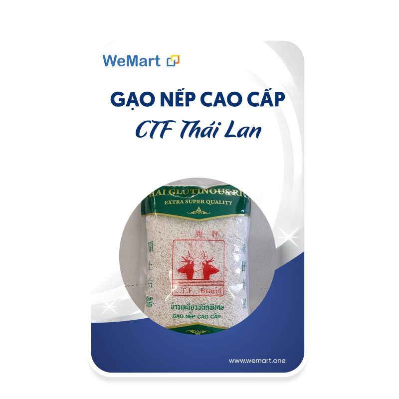 Gạo nếp cao cấp CTF Thái Lan