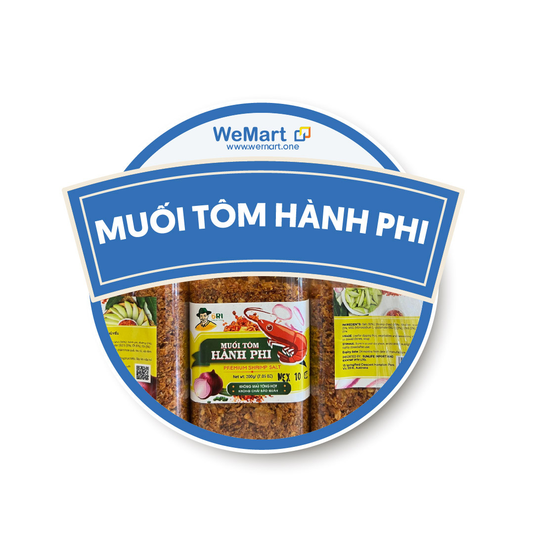 Muối tôm hành phi
