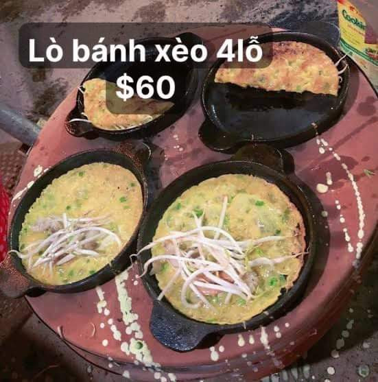 Lò bánh xèo đất 60$
