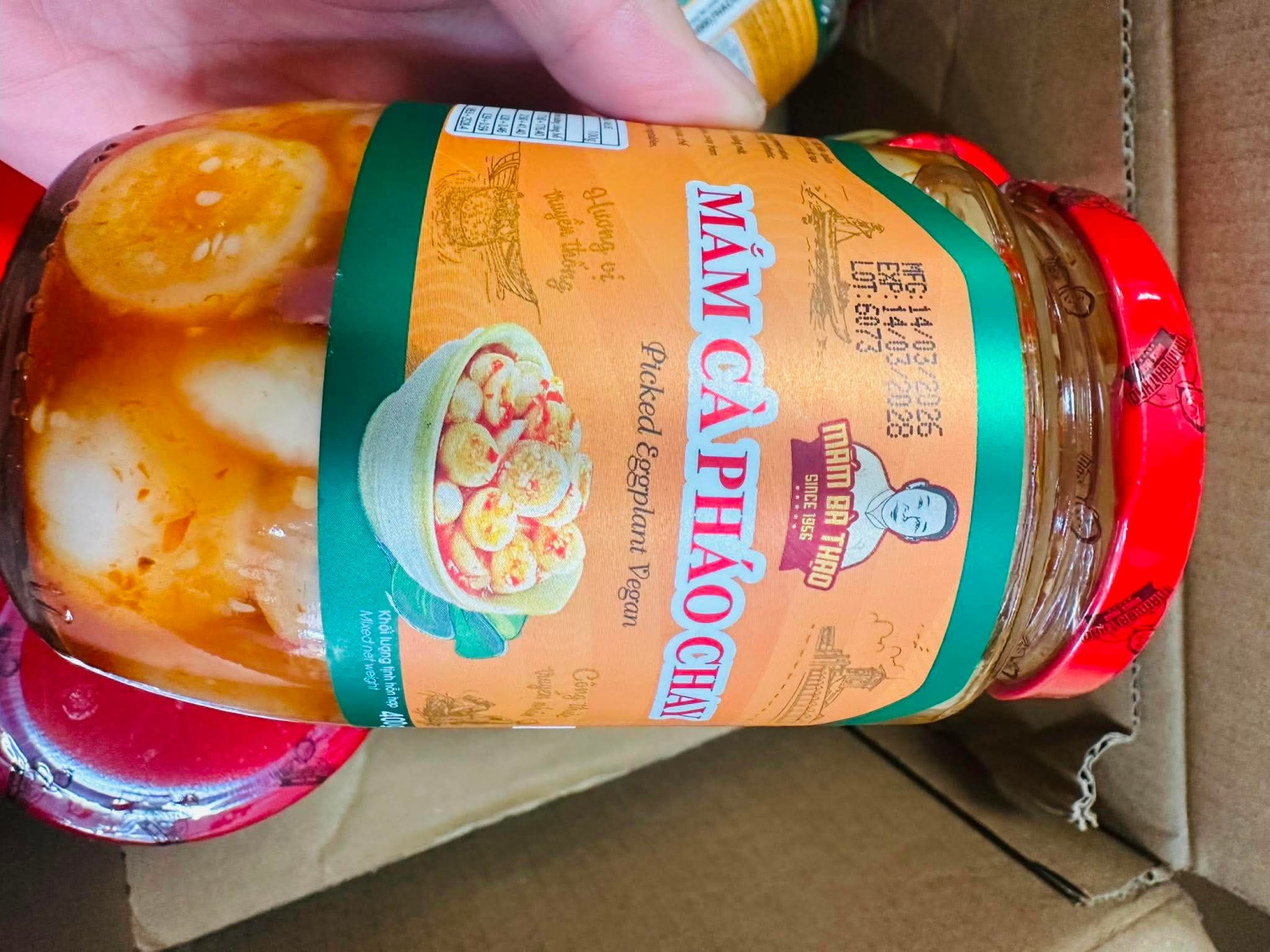 mắm cà pháo chay