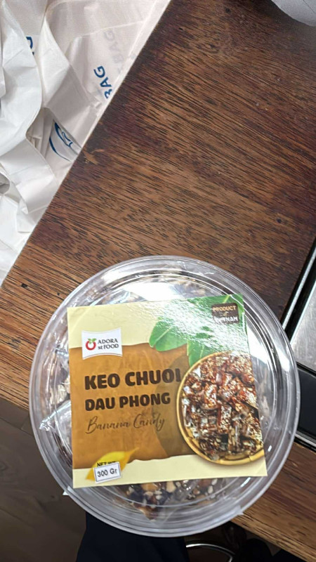 Kẹo chuối đậu phộng