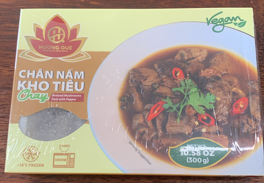 Chân nấm kho tiêu chay 10$
