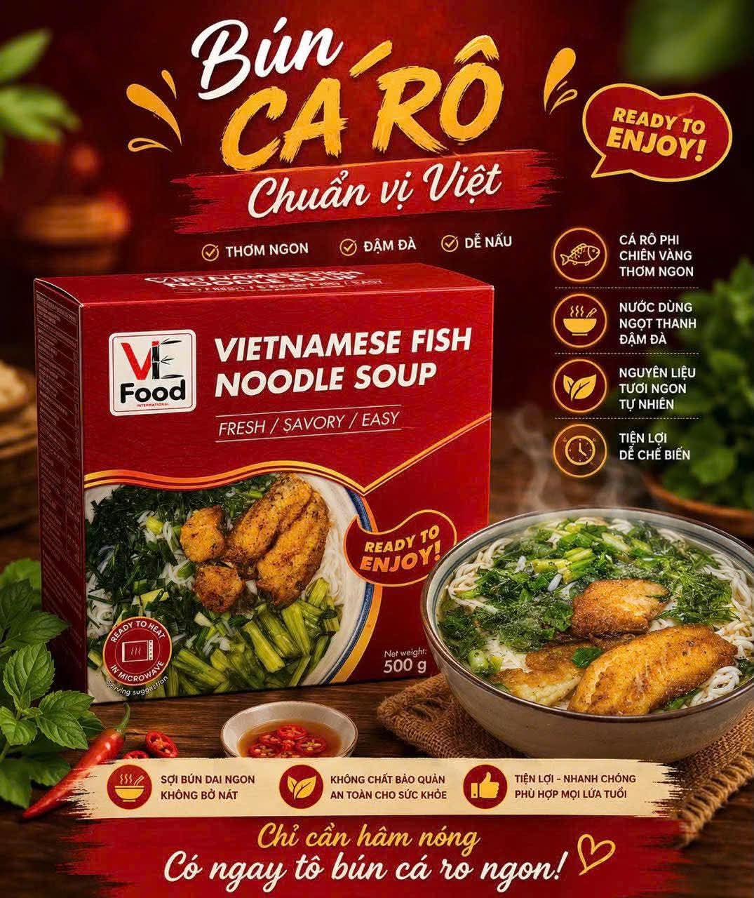 Bún cá rô VF