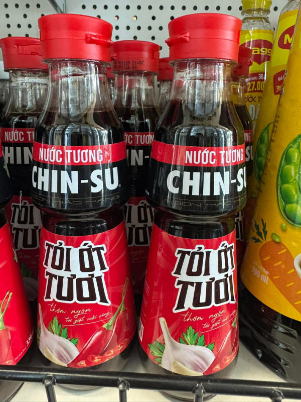 Nước tương chinsu tỏi ớt 330ml