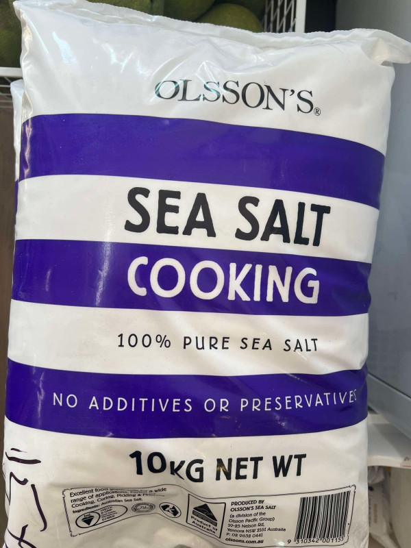 Muối cooking 10.5$ 10kg