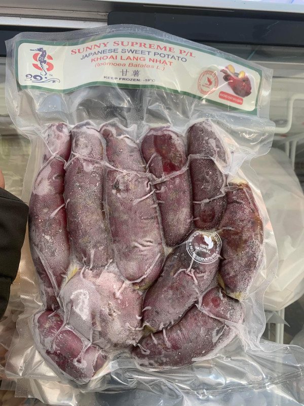 Khoai lang nhật hấp