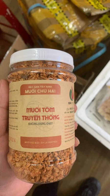 Muối tôm truyền thống