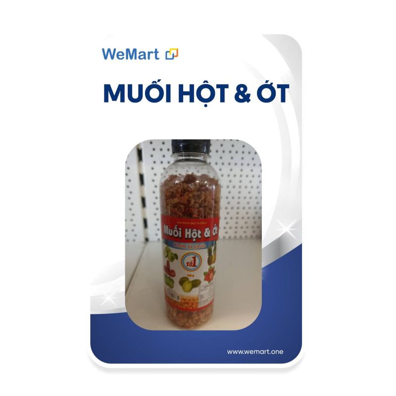 Muối hột & ớt