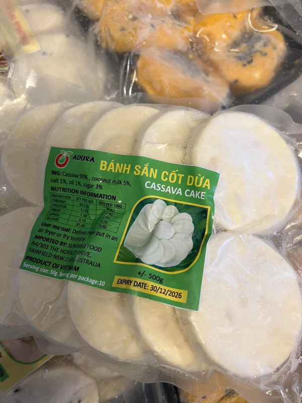 Bánh sắn cốt dừa