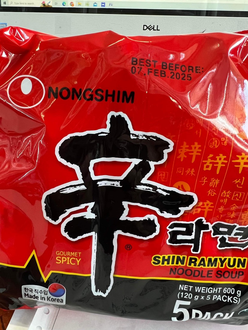 Mì Nongshim pack 5 gối