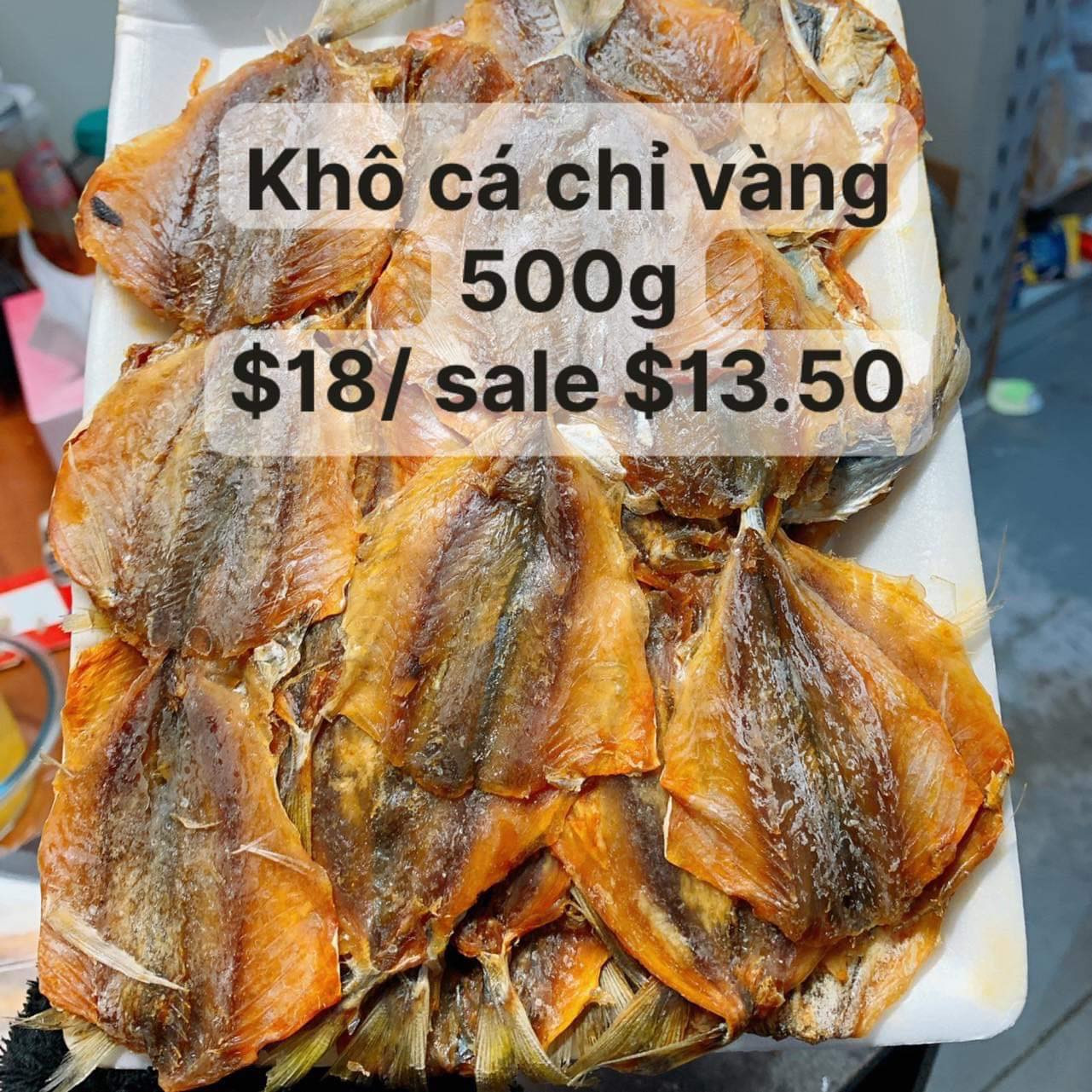 cá chỉ vàng khô sale 13.5