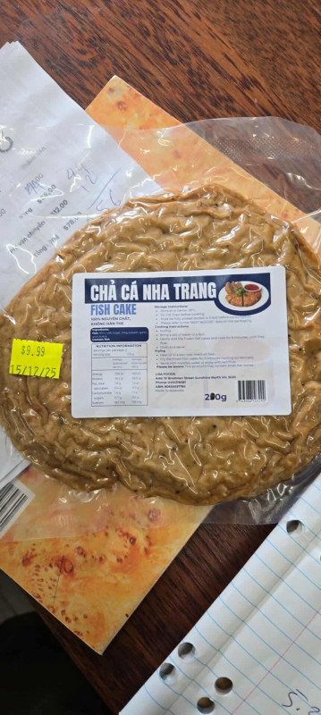 Chả cá nha trang tươi 200g