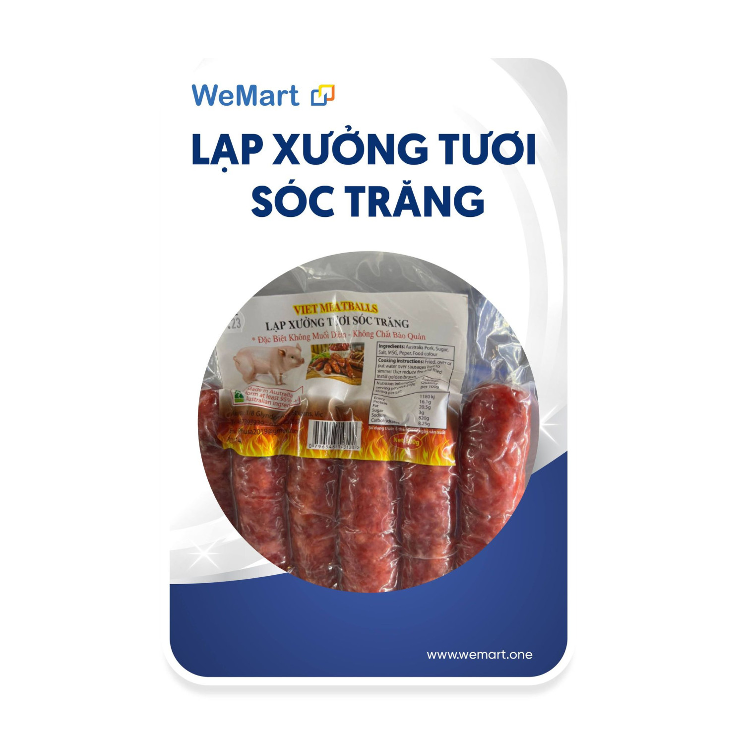 Lạp xưởng tươi Sóc Trăng