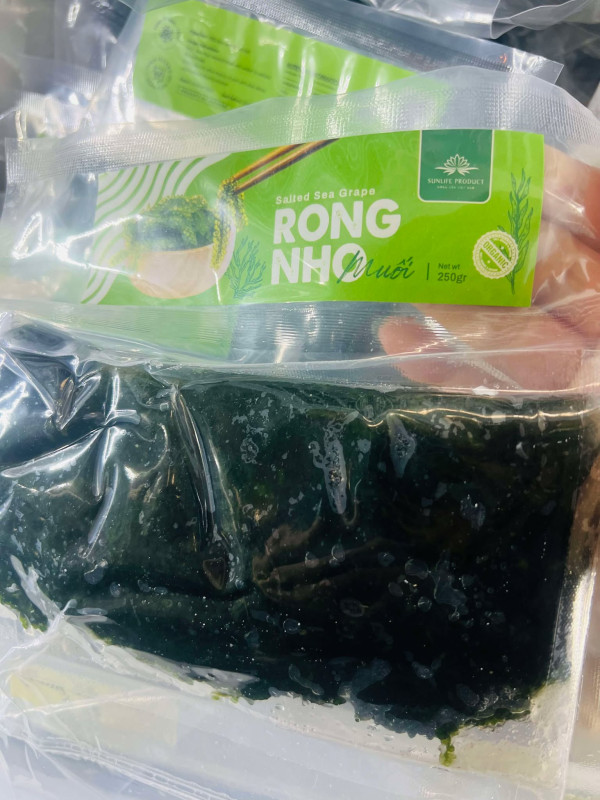 Rong nho muối 12$ 250g