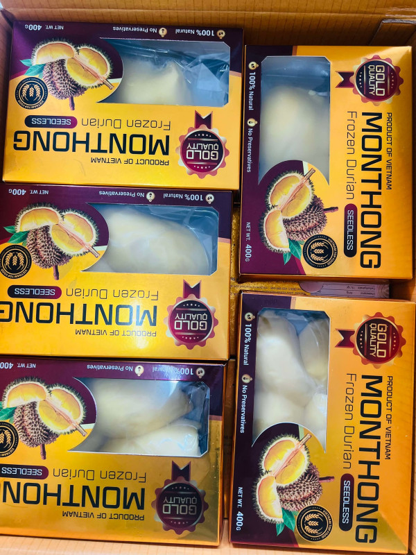 Sầu riêng Mongthon vn 75$ 5hộp