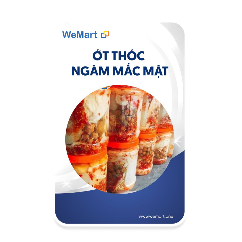 ớt thóc ngâm mắc mật