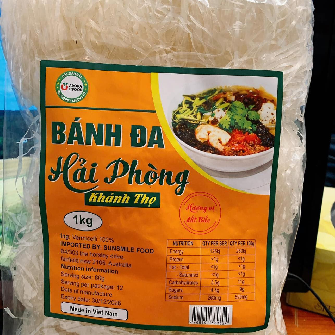 Bánh đa Hải Phòng 12$